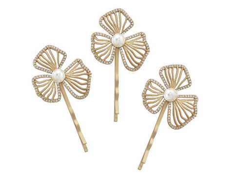 Dogwood Pearl Pins: Alternate View #1