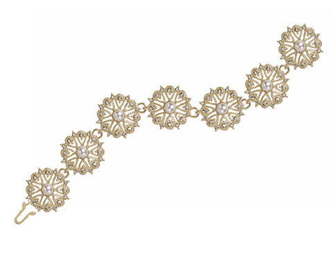Lace Bracelet - Pearl: Alternate View #1
