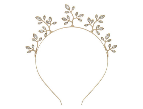 Branch Crown <br>Matte Gold: Alternate View #1