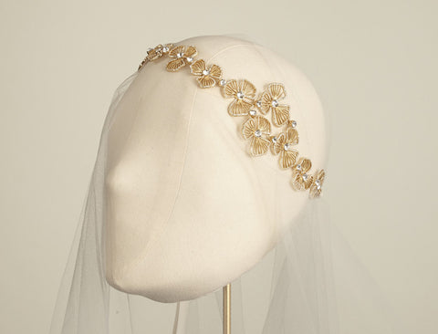 Dogwood Crystal Statement Band: Alternate View #1