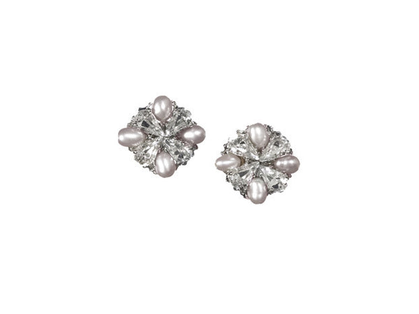 Grace Pearl Stud Earrings: Featured Product Image