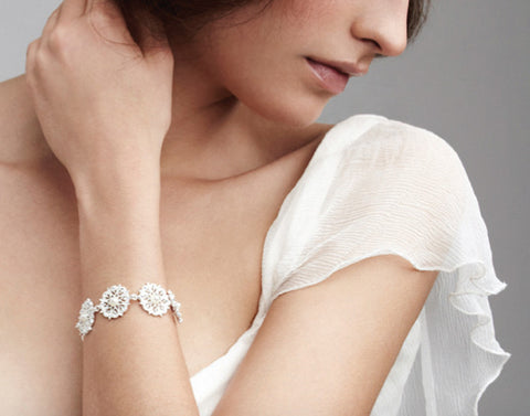 Lace Bracelet - Pearl: Alternate View #2