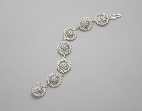 Lace Bracelet - Pearl: Alternate View #3