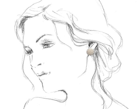 Blossom Pearl Stud: Alternate View #6